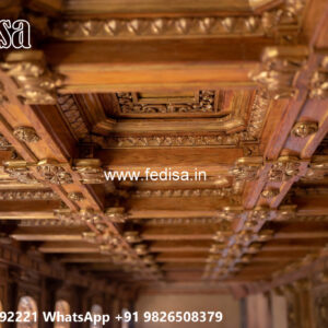 Wooden Classic Ceiling Design Stylish False Ceiling No-9724