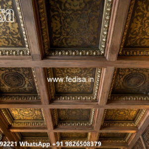 Wooden Classic Ceiling Design Low Budget False Ceiling No-9725
