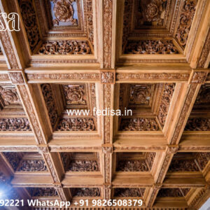 Wooden Classic Ceiling Design False Ceiling 2026 No-9729