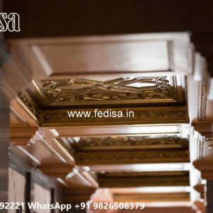 Wooden Classic Ceiling Design False Ceiling Cost For 3 Bhk No-9730