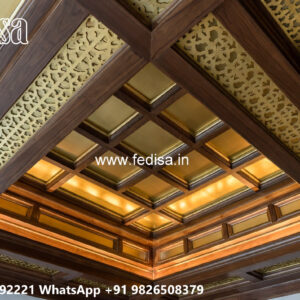 Wooden Classic Ceiling Design Fedisa False Ceiling No-9737