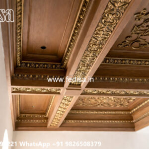 Wooden Classic Ceiling Design Boral False Ceiling No-9752