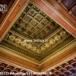 Wooden Classic Ceiling Design False Ceiling Justdial No-9757