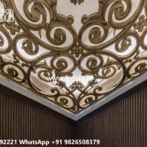 Wooden Classic Ceiling Design Hallway False Ceiling No-9765