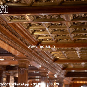 Wooden Classic Ceiling Design Waterproof Pop Ceiling No-9771