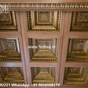 Wooden Classic Ceiling Design Plain Gypsum False Ceiling No-9787