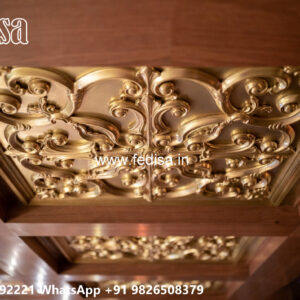 Wooden Classic Ceiling Design False Pop Ceiling No-9791