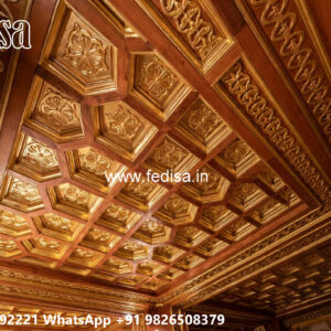 Wooden Classic Ceiling Design False Ceiling Drop No-9795