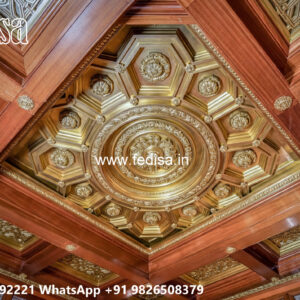Wooden Classic Ceiling Design Fall Ceiling Home No-9799