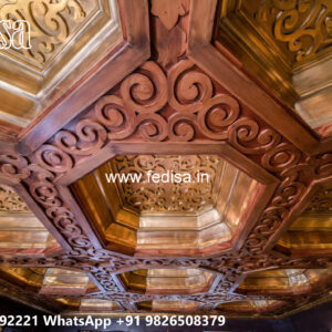 Wooden Classic Ceiling Design Pop Ceiling 2026 No-9801