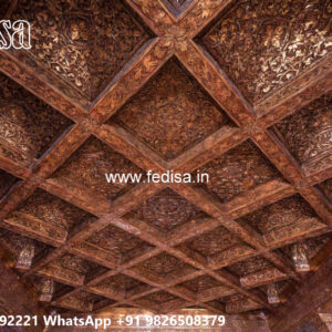 Wooden Classic Ceiling Design Pop Ceiling Pop Ceiling No-9806