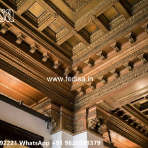 Wooden Classic Ceiling Design False Ceiling Fiber No-9807