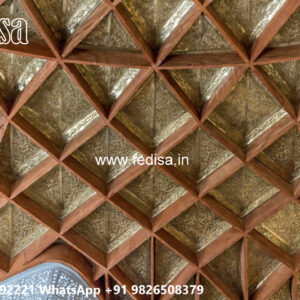 Wooden Classic Ceiling Design Price False Ceiling Cost No-9811