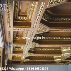 Wooden Classic Ceiling Design Roof False Ceiling Price No-9812