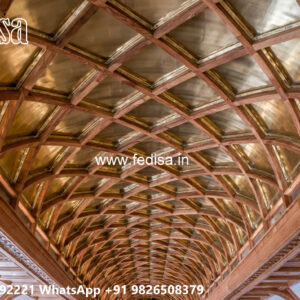 Wooden Classic Ceiling Design Cost Of False Ceiling In One Room No-9816