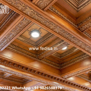 Wooden Classic Ceiling Design Cloth False Ceiling No-9825
