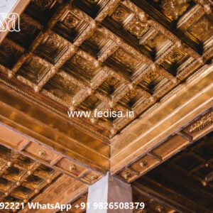Wooden Classic Ceiling Design False Ceiling Bedroom Simple No-9826
