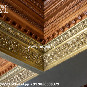 Wooden Classic Ceiling Design Fire Resistant False Ceiling No-9838