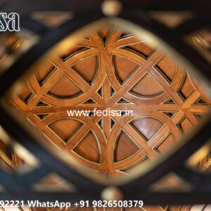 Wooden Classic Ceiling Design Bedroom Simple False Ceiling No-9840