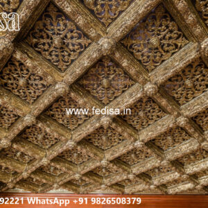 Wooden Classic Ceiling Design Pop And False Ceiling No-9842