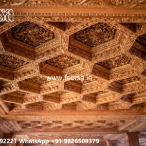 Wooden Classic Ceiling Design False Drop Ceiling No-9850