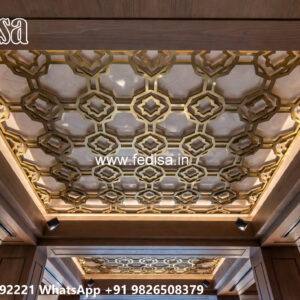 Wooden Classic Ceiling Design Home Theater False Ceiling No-9859