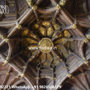 Wooden Classic Ceiling Design Unique False Ceiling No-9860