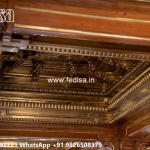 Wooden Classic Ceiling Design False Ceiling In Home No-9862