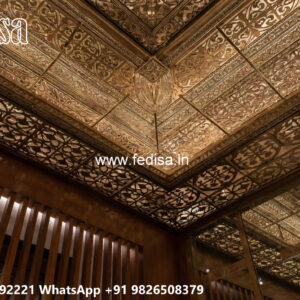 Wooden Classic Ceiling Design Pop For False Ceiling No-9873