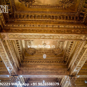 Wooden Classic Ceiling Design Cost Of Wooden False Ceiling No-9881