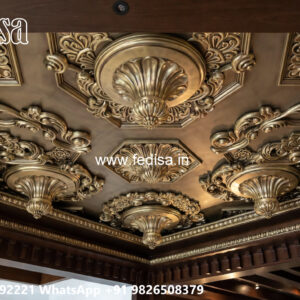 Wooden Classic Ceiling Design Sunmica False Ceiling No-9888