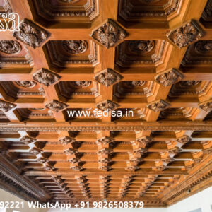 Wooden Classic Ceiling Design Ceiling Design For Hall No-9896