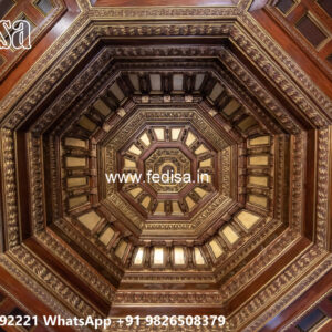 Wooden Classic Ceiling Design Pop Design For Bedroom 2026 No-9908