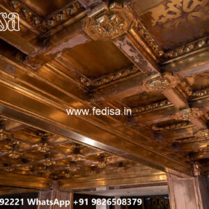 Wooden Classic Ceiling Design False Ceiling Design For Living Room No-9914