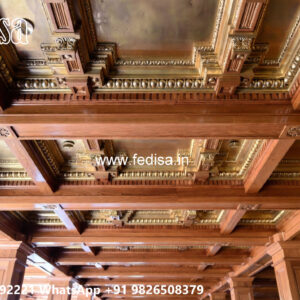 Wooden Classic Ceiling Design False Ceiling Design For Drawing Room No-9922