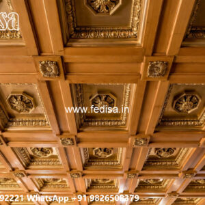 Wooden Classic Ceiling Design Gypsum Designs No-9932