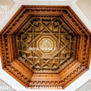 Wooden Classic Ceiling Design Best False Ceiling Design No-9945