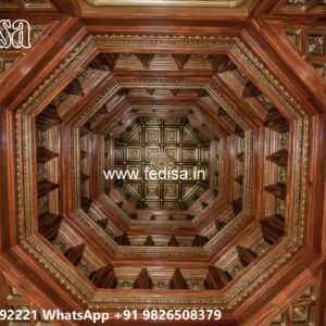 Wooden Classic Ceiling Design False Ceiling For Bedroom No-9953