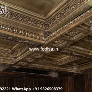Wooden Classic Ceiling Design Pop Design Plus Minus 2026 No-9966