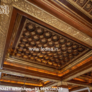 Wooden Classic Ceiling Design Latest Pop Design For Hall No-9976