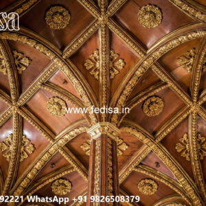 Wooden Classic Ceiling Design False Ceiling Design 2026 No-9979