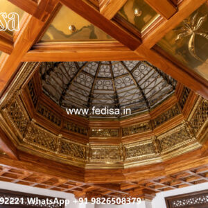 Wooden Classic Ceiling Design Cement Ceiling Design No-9986