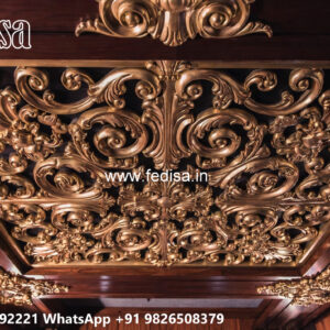 Wooden Classic Ceiling Design Fall Ceiling Design Latest No-9996