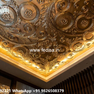 Wooden Classic Ceiling Design Plus Minus Pop Design For Lobby Without Ceiling No-10005