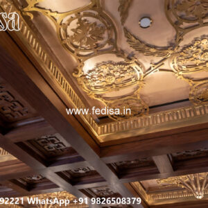 Wooden Classic Ceiling Design Forsling Design For Hall No-10008
