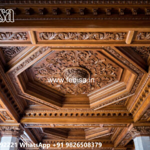 Wooden Classic Ceiling Design Plus Minus Design Pop No-10031