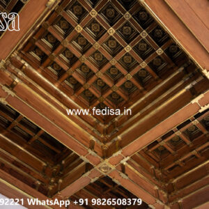 Wooden Classic Ceiling Design Pop Ceiling Color No-10040