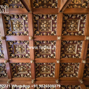 Wooden Classic Ceiling Design Pop New Design 2026 No-10058