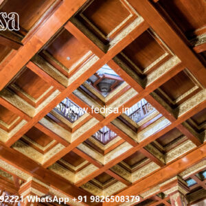 Wooden Classic Ceiling Design Best Pop Design For Bedroom No-10064
