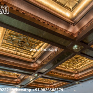 Wooden Classic Ceiling Design Pop Border Patti Price No-10068
